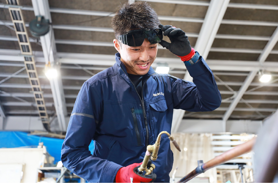 食文化を守る仕事に就きたいと思い入社しました。