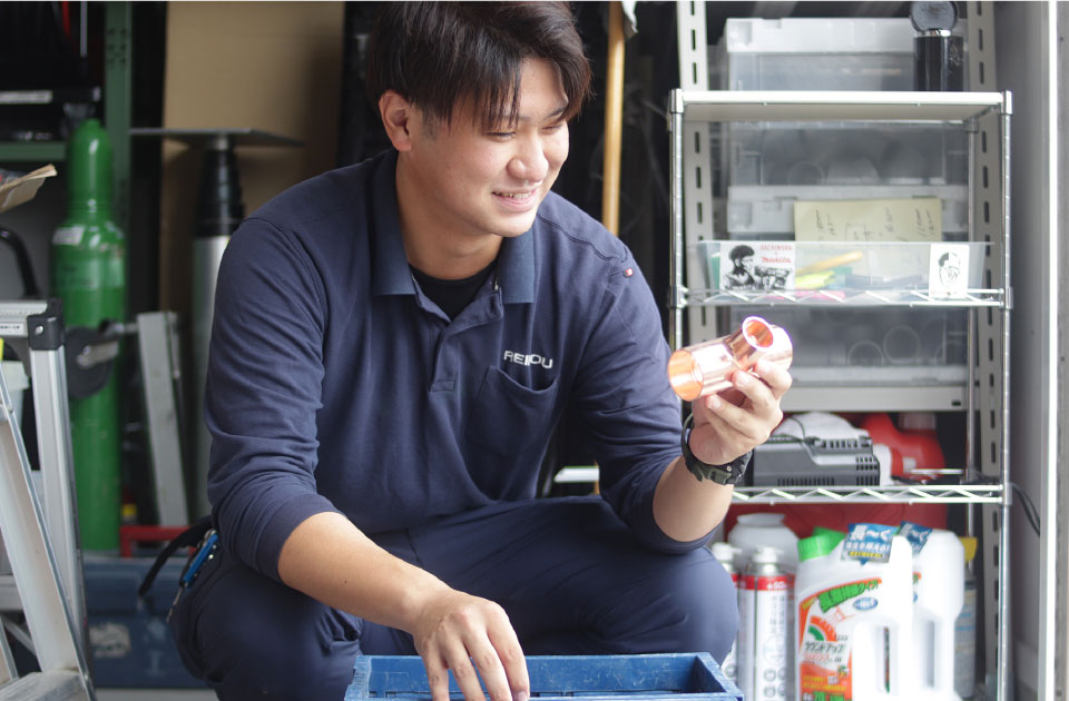 先輩方のように沢山の現場を経験し社会に貢献できる人間になりたいです。